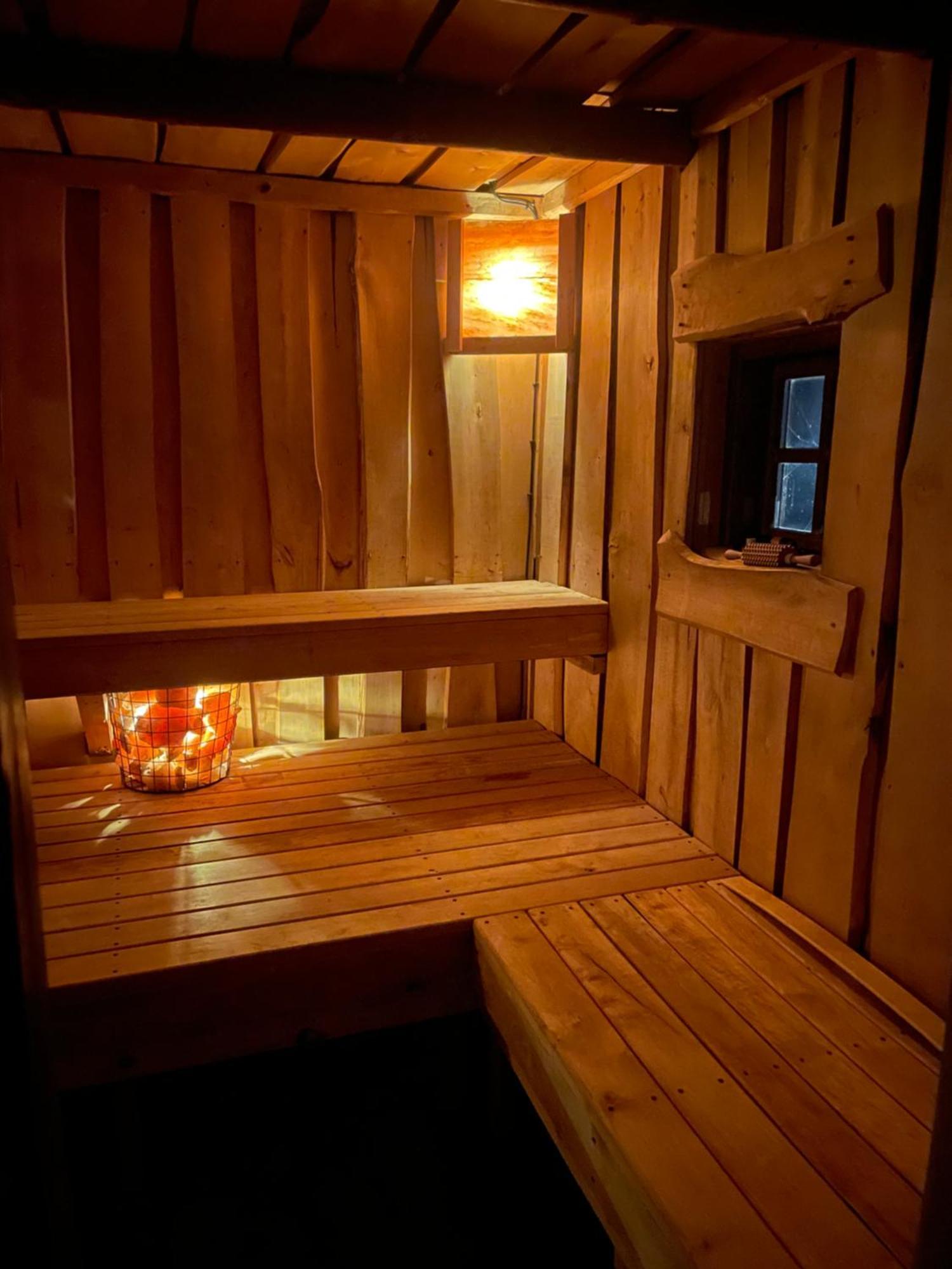 Dom Z Sauna - Lugiele Dzierwiany Ngoại thất bức ảnh